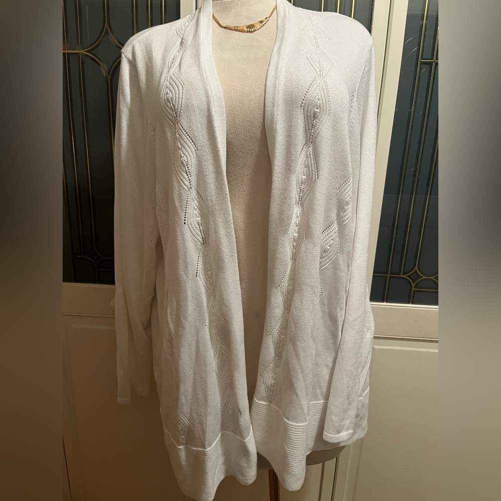 Croft & Barrow White Cable Knit Cardigan 3X
pinterest girl moment